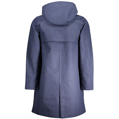 K-WAY Blue Polyester Men's Jacket