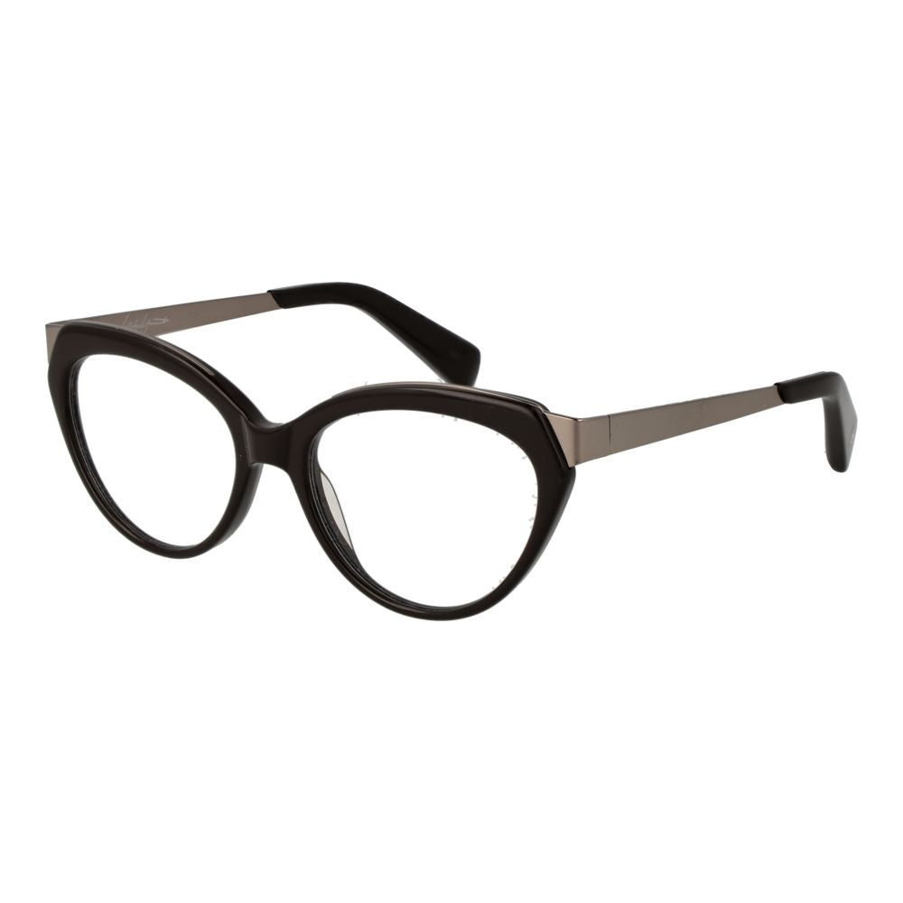 Yohji Yamamoto Brown Unisex Glasses Frame