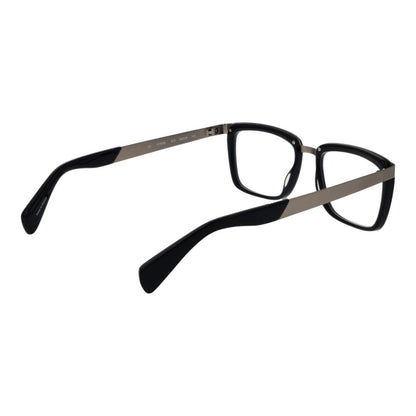 Yohji Yamamoto Black Unisex Glasses Frame