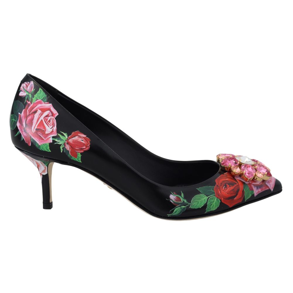 Dolce & Gabbana Black Leather Pump