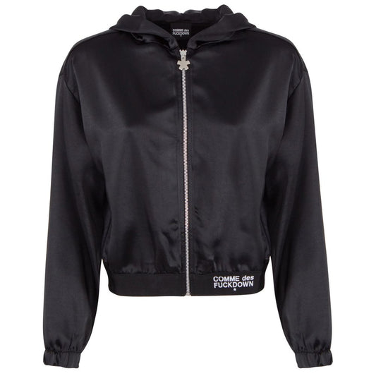 Comme Des Fuckdown Black Polyester Women Jacket