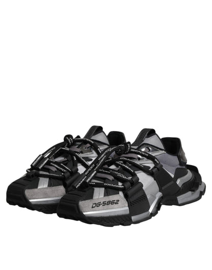 Dolce & Gabbana Multicolor Panelled Space Sneakers Shoes