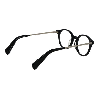 Yohji Yamamoto Black Unisex Glasses Frame