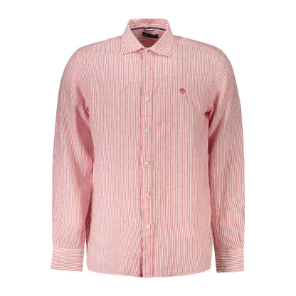 North Sails Red Linen Shirt