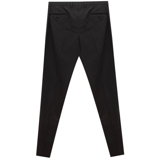 Dolce & Gabbana Black Wool Pant