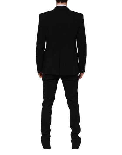 Dolce & Gabbana Black MARTINI Single Breasted 2 Piece Suit
