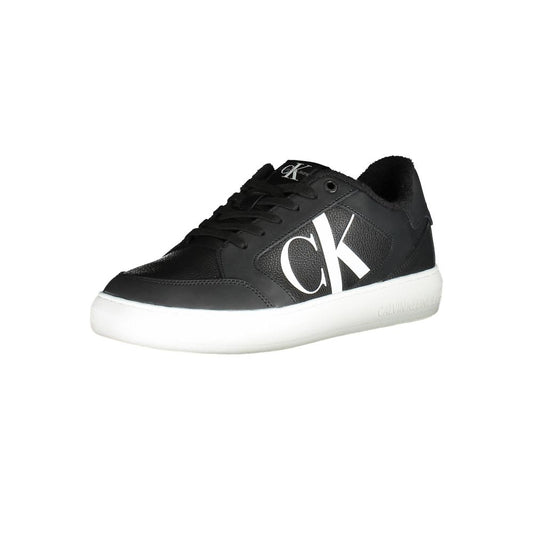 Calvin Klein Black Polyester Sneaker