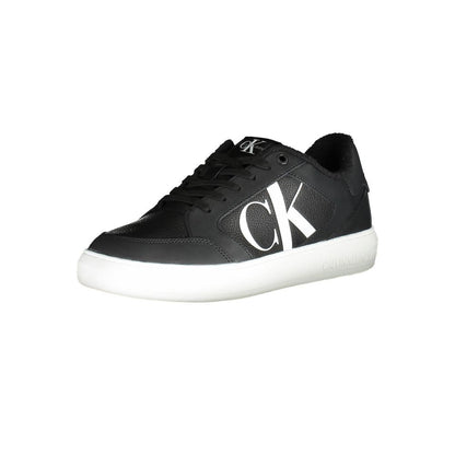 Calvin Klein Black Polyester Sneaker