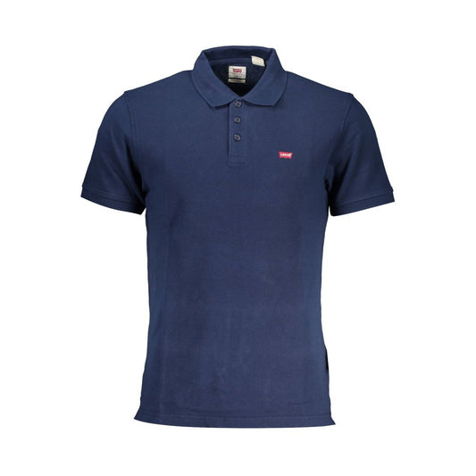 Levi's Blue Cotton Polo Shirt