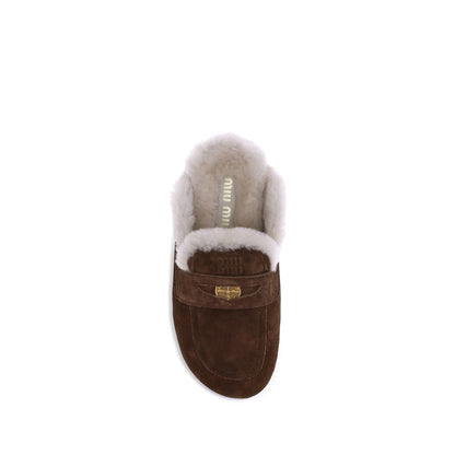 Miu Miu Shearling Mules