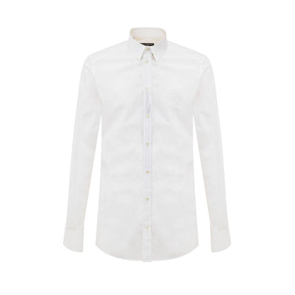 Dolce & Gabbana White Cotton Shirt