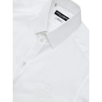 Dolce & Gabbana White Cotton Shirt