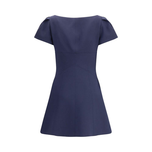 Alexander McQueen Short Dress with short gathered sleeves
