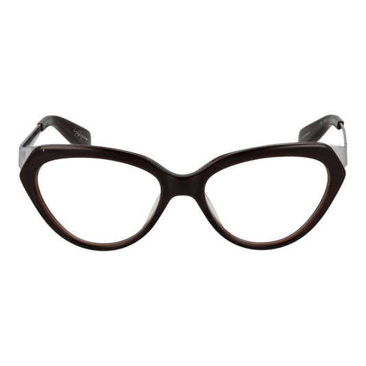 Yohji Yamamoto Brown Unisex Glasses Frame