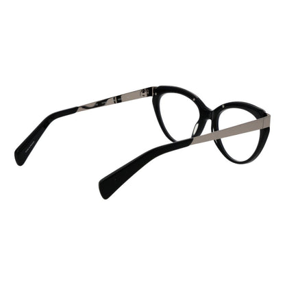 Yohji Yamamoto Black Unisex Glasses Frame