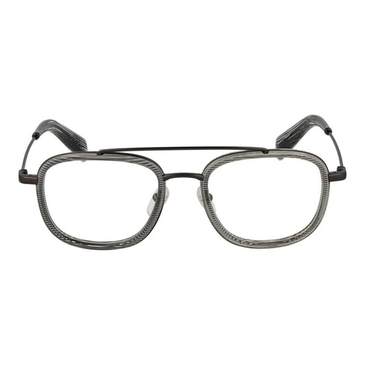 Yohji Yamamoto Gray Men Glasses Frame
