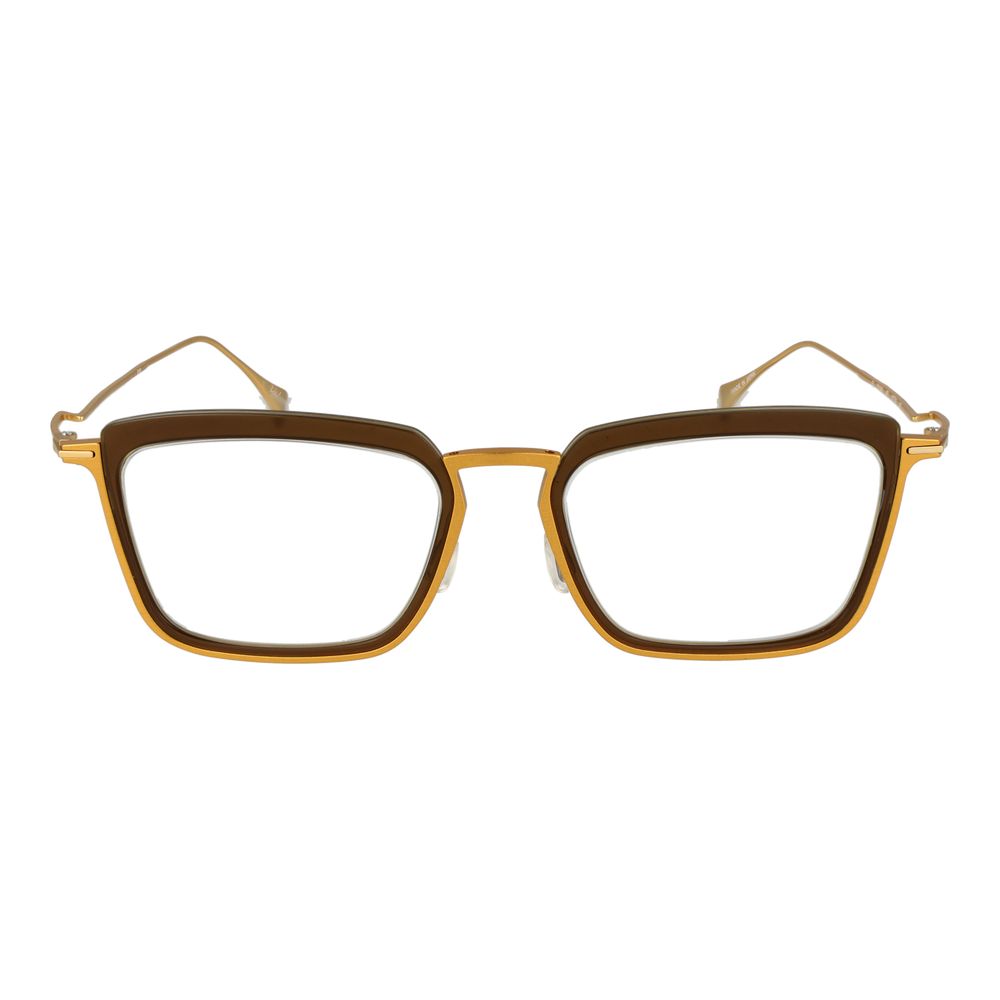 Yohji Yamamoto Gold Women Glasses Frame