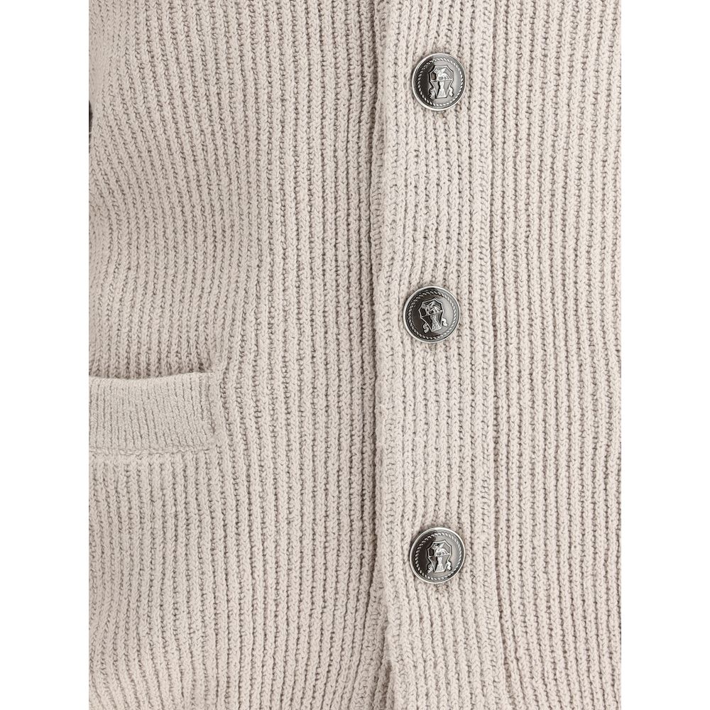 Brunello Cucinelli Ribbed Cardigan