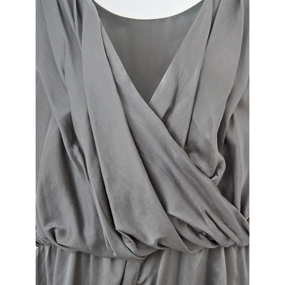 Lardini Gray Silk Long