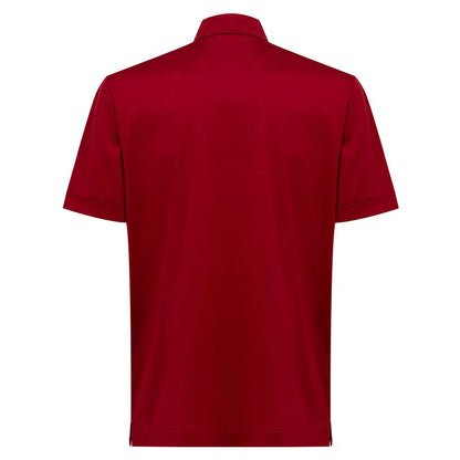 Canali Red Cotton Shirt