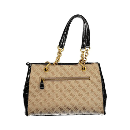 Guess Jeans Black Polyethylene Handbag