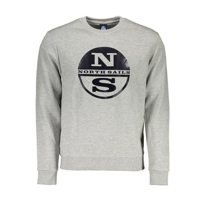 North Sails Gray Cotton Sweater