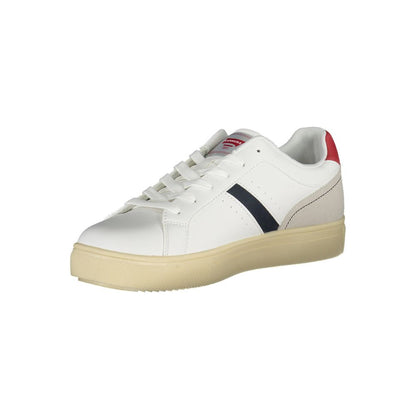 Carrera White Polyethylene Sneaker