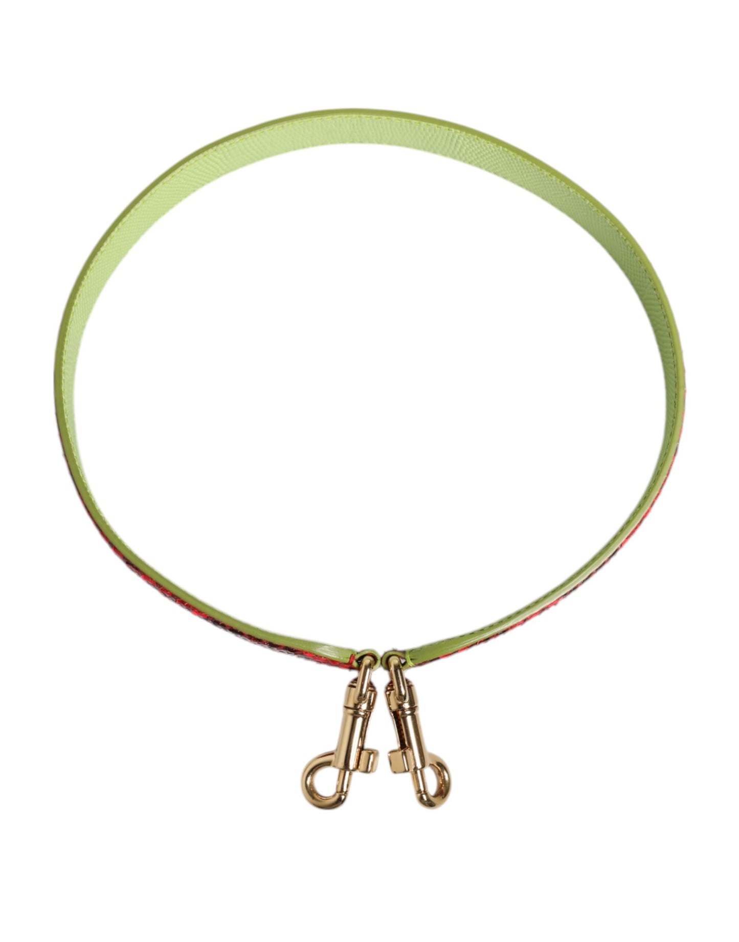 Dolce & Gabbana Red Exotic Leather Handbag Accessory Shoulder Strap