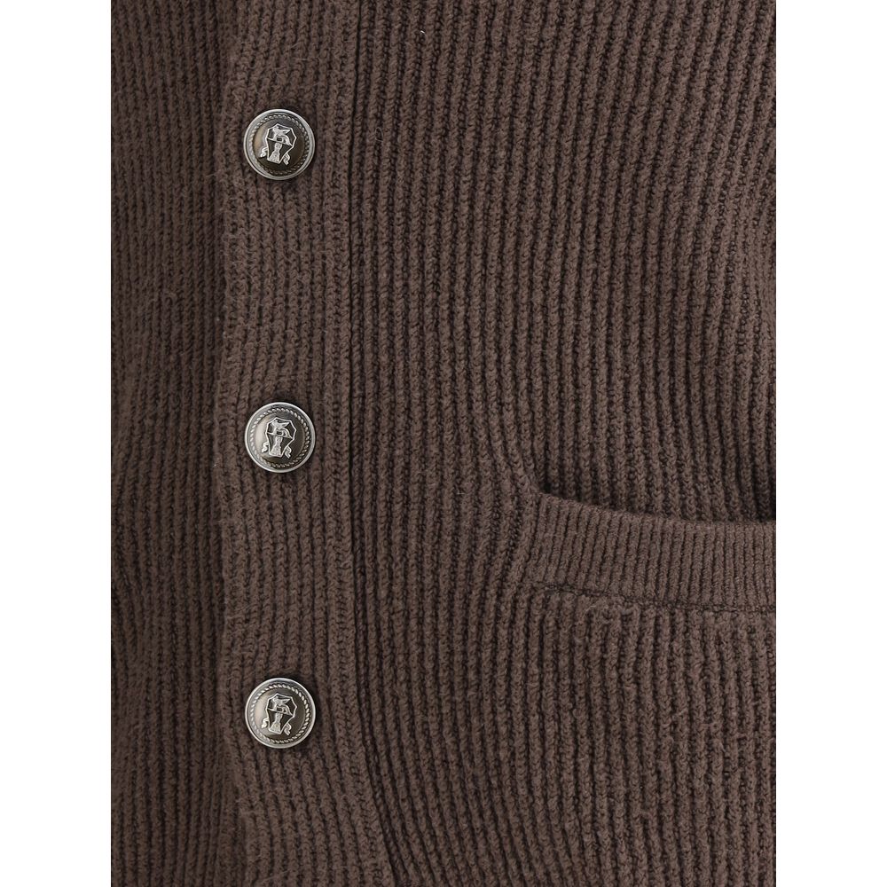 Brunello Cucinelli Ribbed Cardigan
