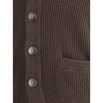 Brunello Cucinelli Ribbed Cardigan