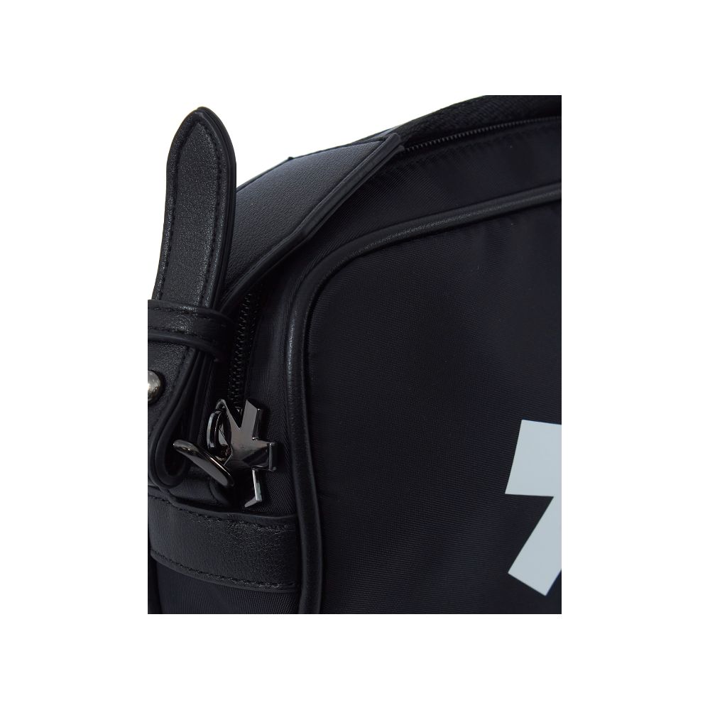 Comme Des Fuckdown Black Polyester Women Crossbody Bag