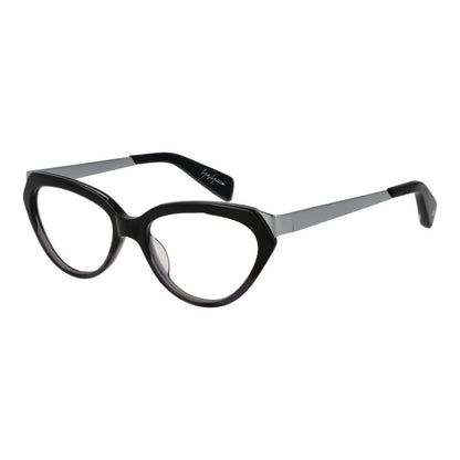 Yohji Yamamoto Black Unisex Glasses Frame