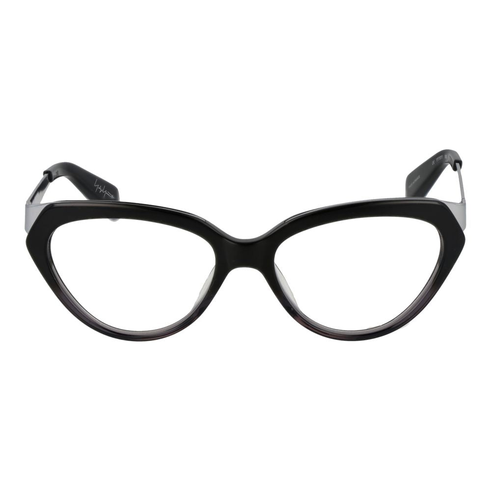 Yohji Yamamoto Black Unisex Glasses Frame