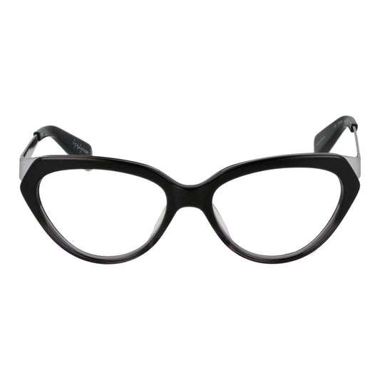 Yohji Yamamoto Black Unisex Glasses Frame