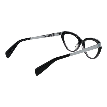 Yohji Yamamoto Black Unisex Glasses Frame