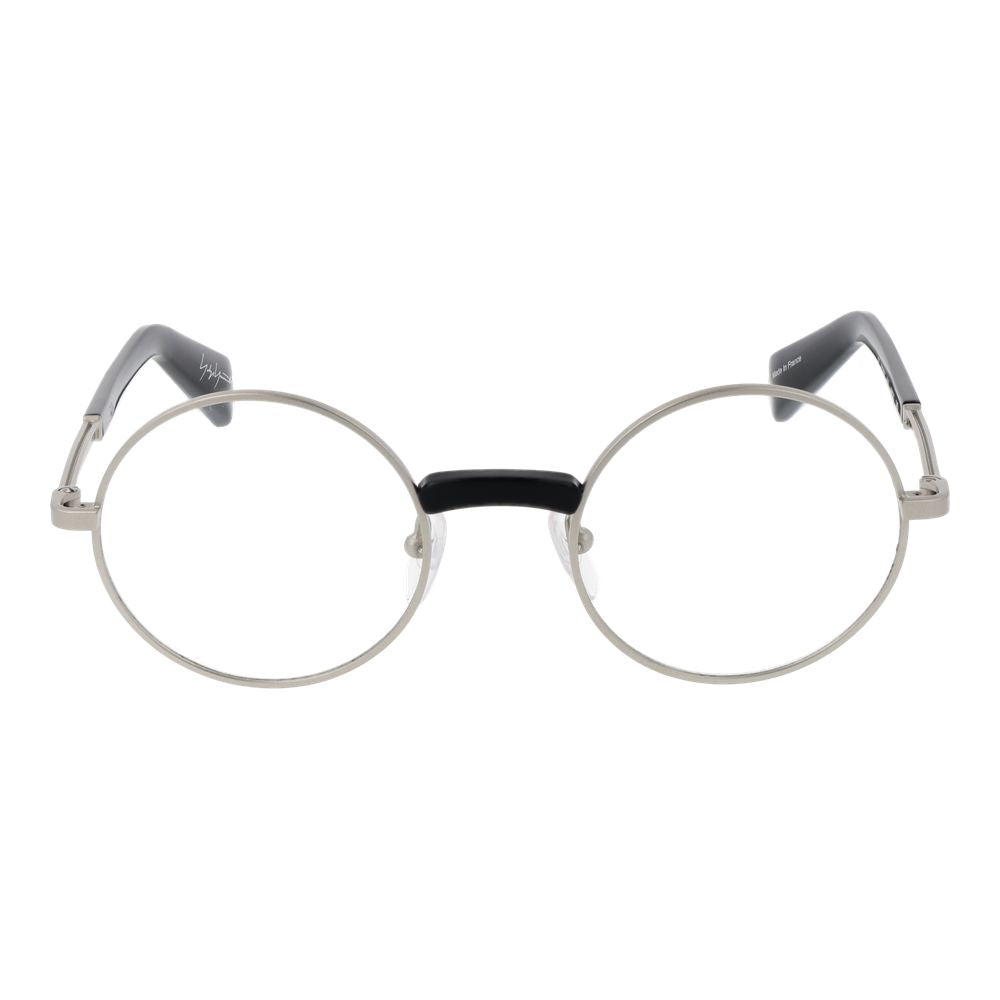 Yohji Yamamoto Silver Men Glasses Frame
