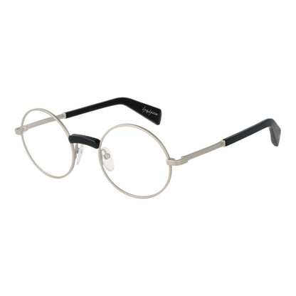 Yohji Yamamoto Silver Men Glasses Frame