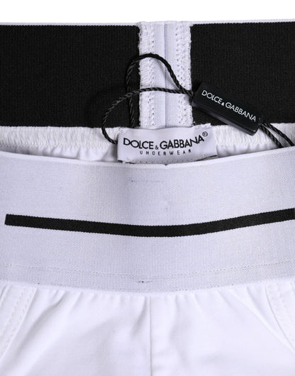Dolce & Gabbana White Cotton Stretch Regular Brief Underwear