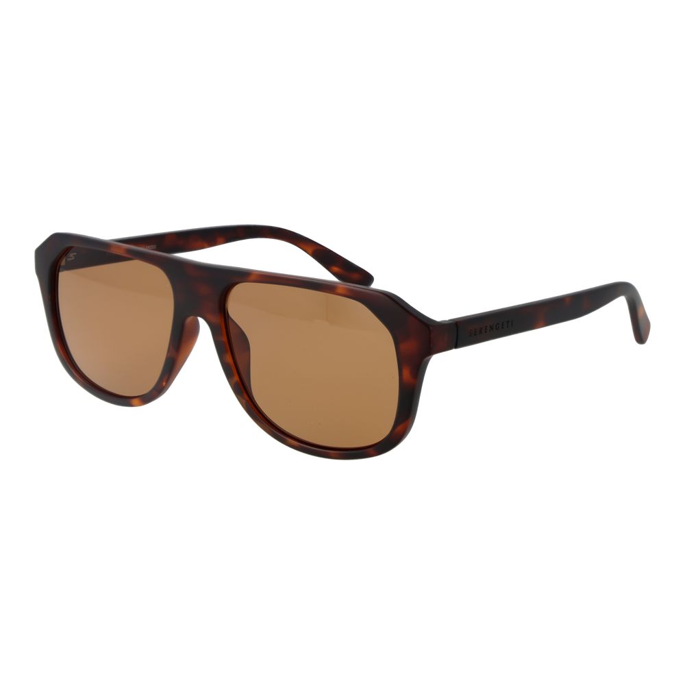 Serengeti Brown Men Sunglass