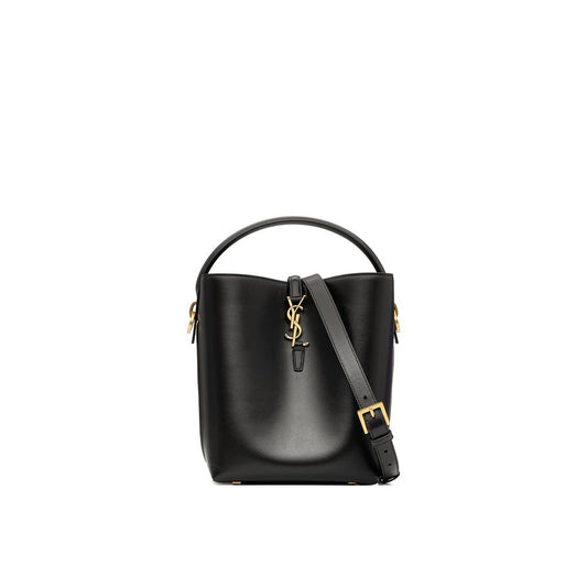 Saint Laurent Le 37 Leather Medium Bucket Bag