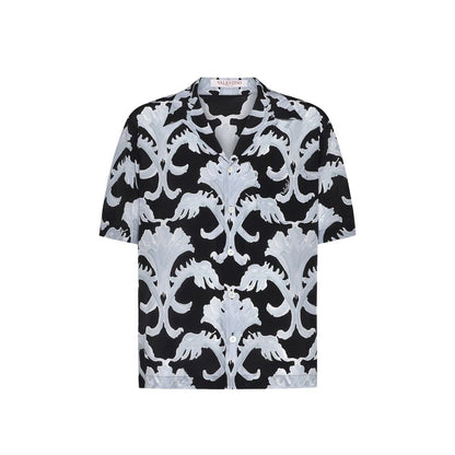 Valentino Garavani Metamorphos Wall Print Bowling Shirt