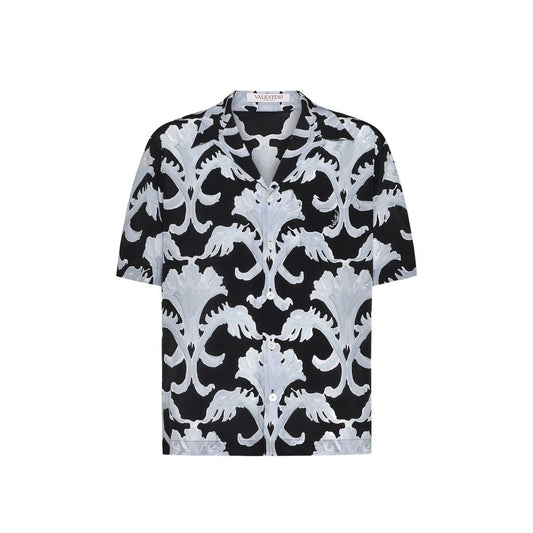 Valentino Garavani Metamorphos Wall Print Bowling Shirt