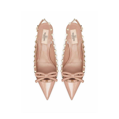 Valentino Garavani Leather Slingback Pumps
