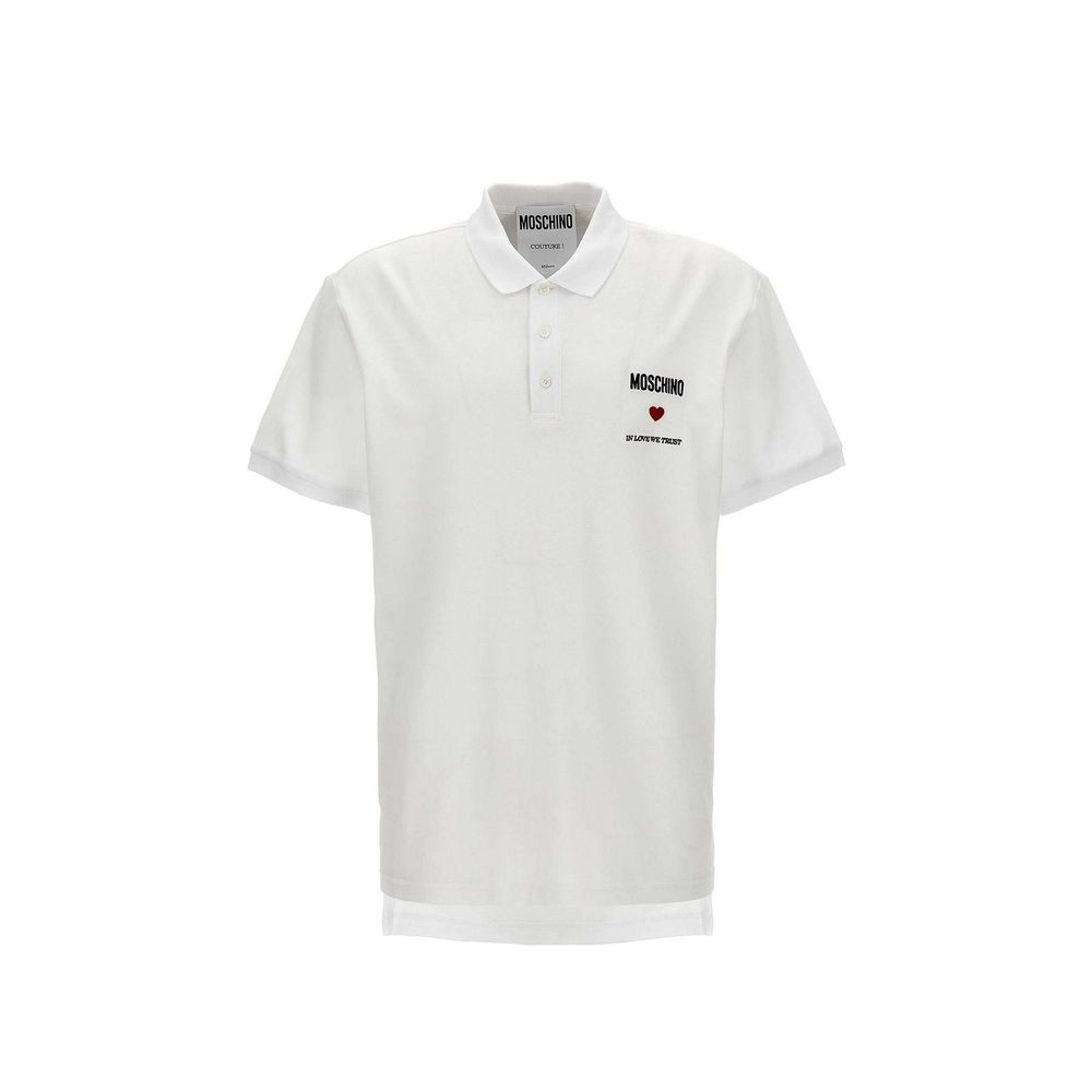 Moschino Couture In Love We Trust Cotton Polo