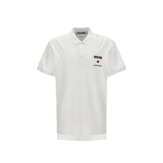 Moschino Couture In Love We Trust Cotton Polo