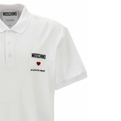 Moschino Couture In Love We Trust Cotton Polo