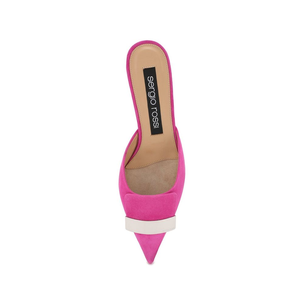 Sergio Rossi Leather Mules