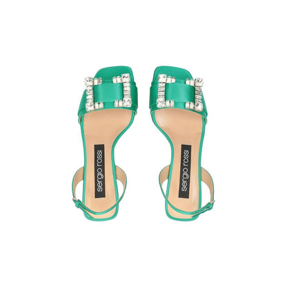Sergio Rossi SR Twenty 060 Satin Sandals
