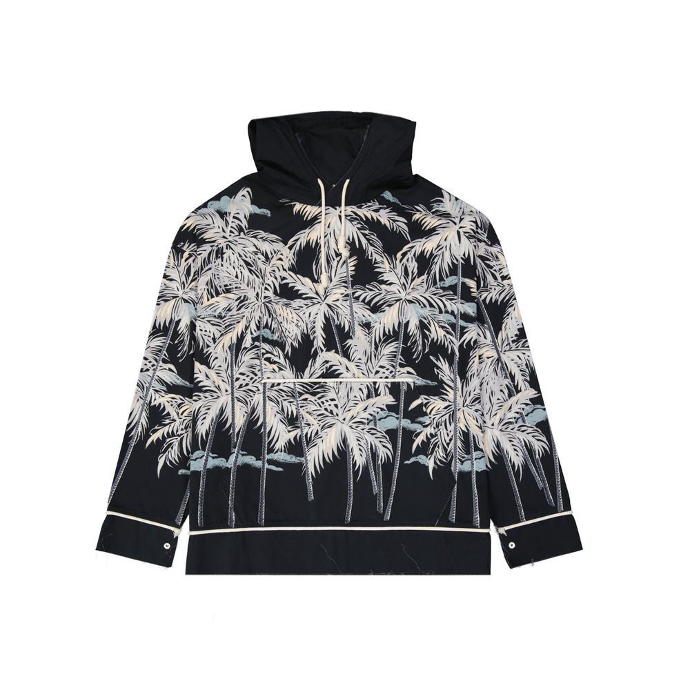 Palm Angels Hooded Printed Shirt