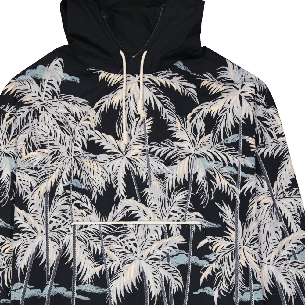 Palm Angels Hooded Printed Shirt